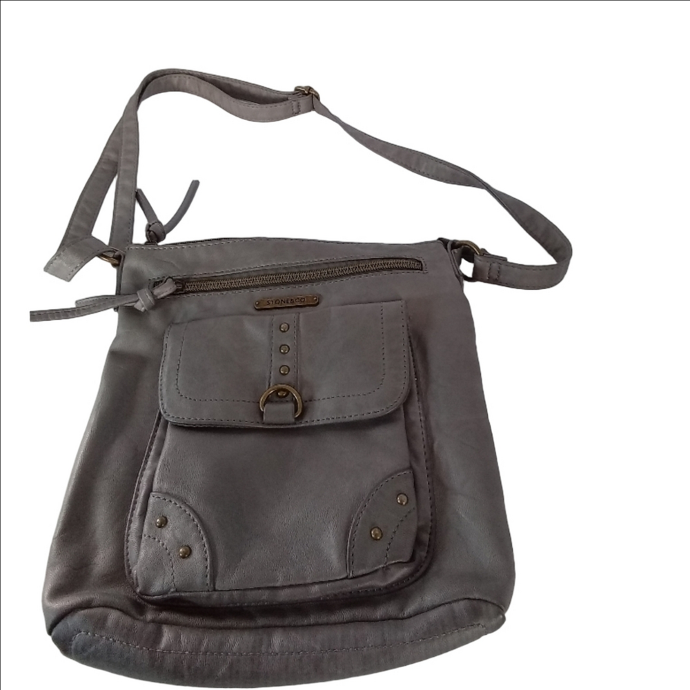 Stone & Co Gray Crossbody Bag
